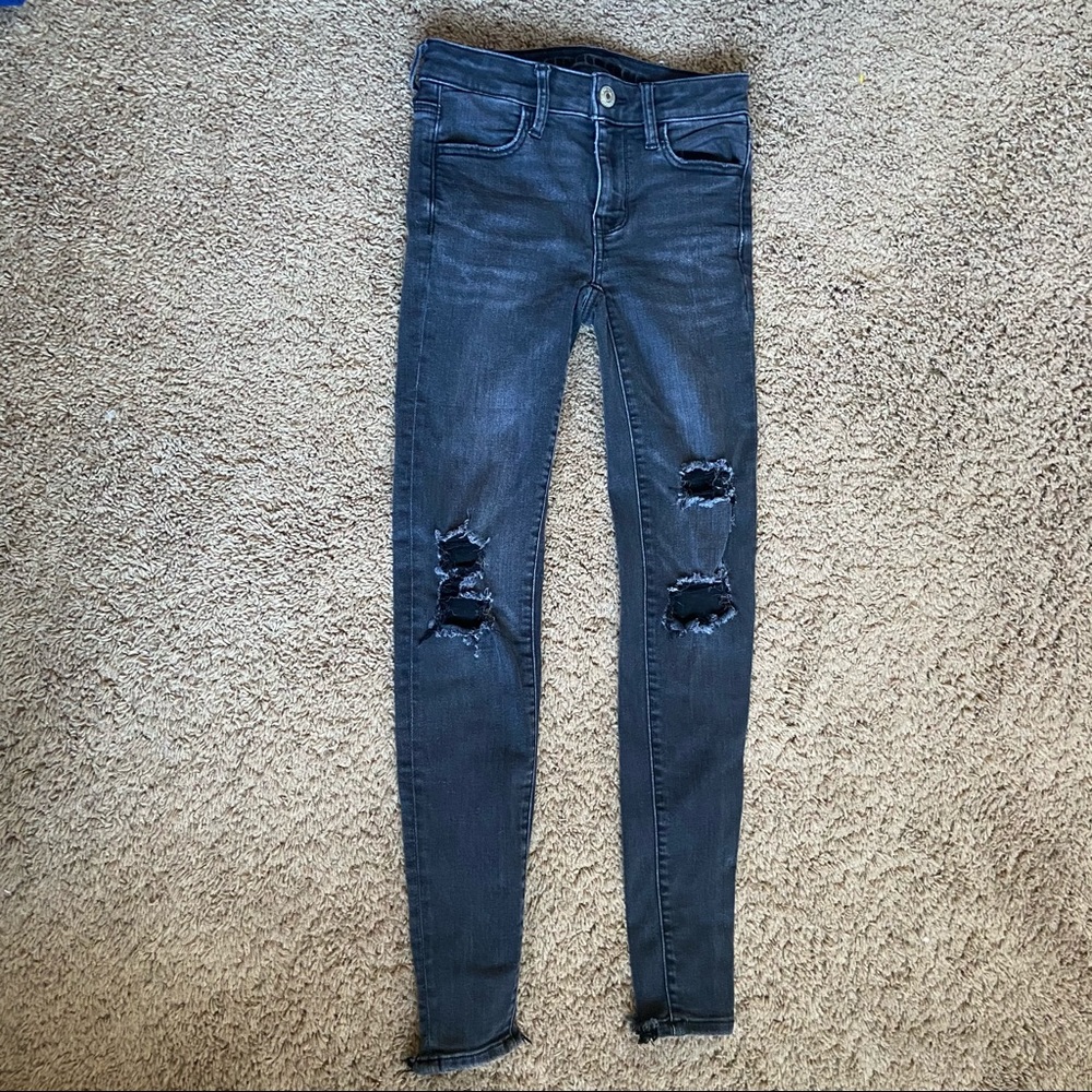 American Eagle Black Skinny Jeans